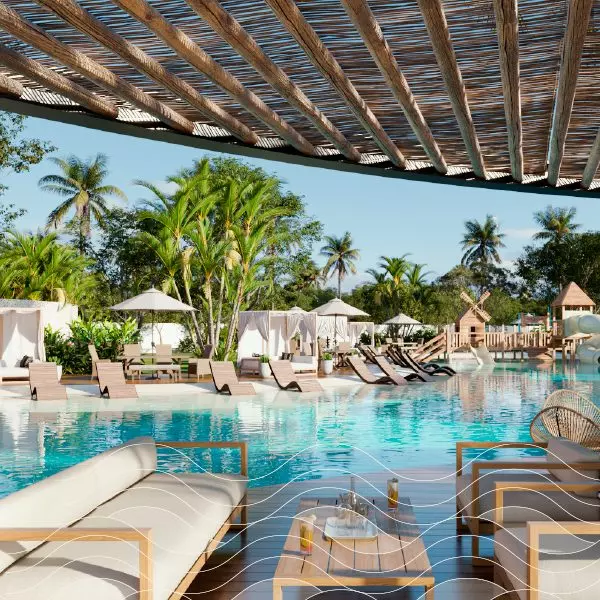 Desarrollo Puerto Sisal en Sisal a pie de carretera